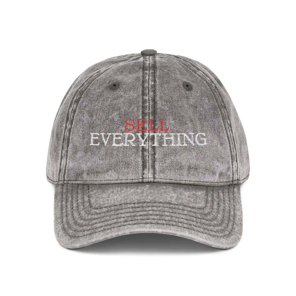 Vintage Embroidered Cap - "EVERYTHING" Distressed Dad Hat