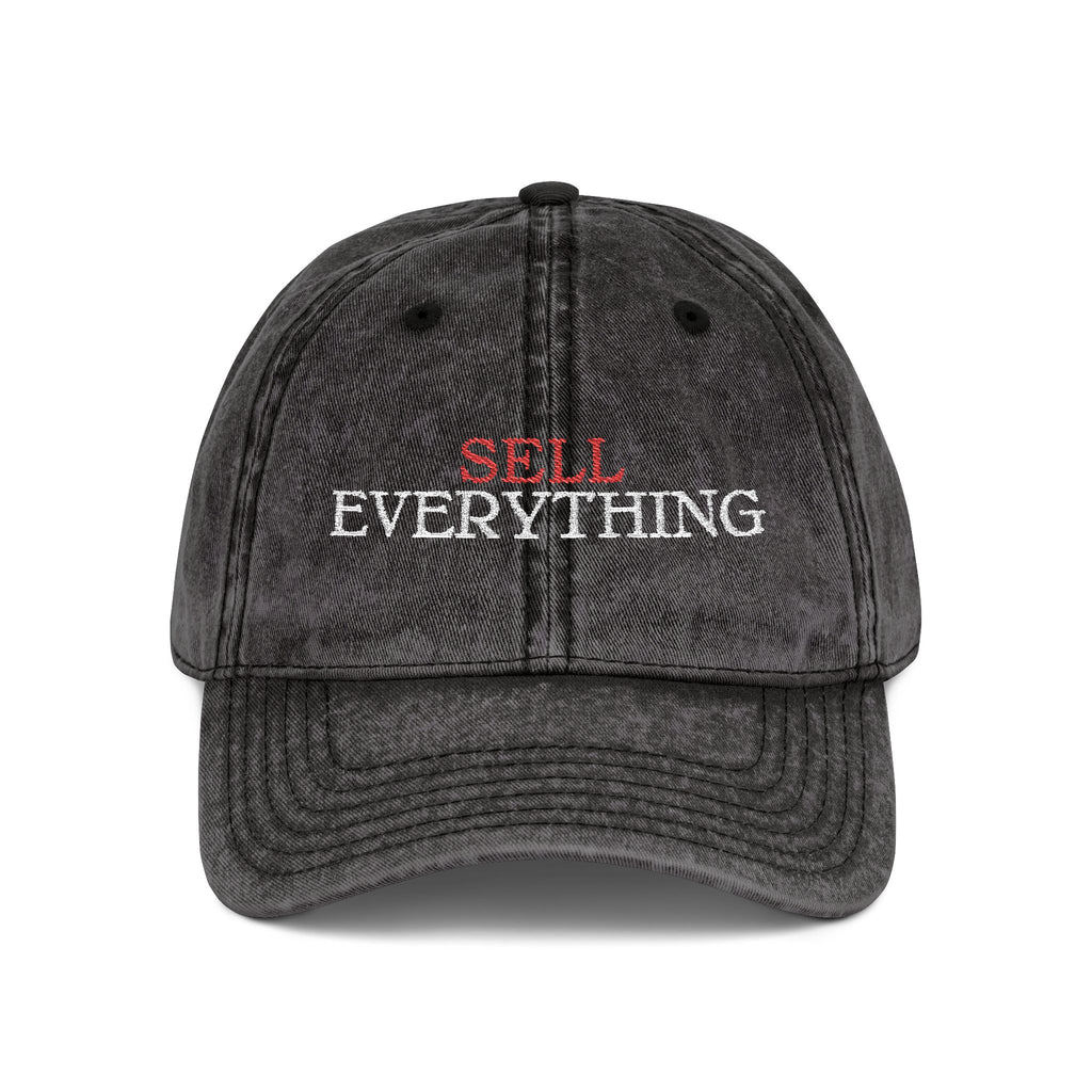 Vintage Embroidered Cap - "EVERYTHING" Distressed Dad Hat