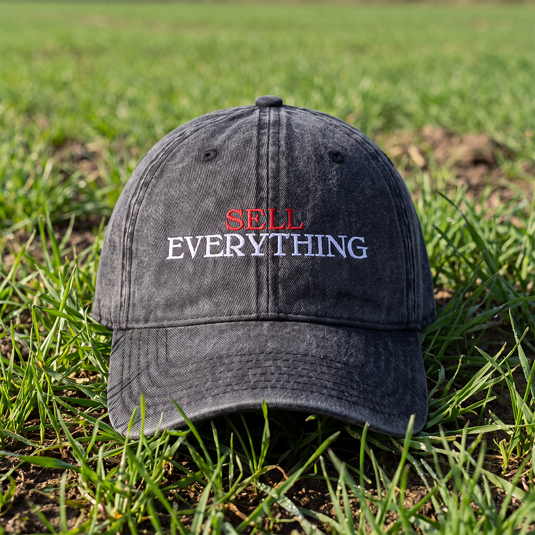 Vintage Embroidered Cap - "EVERYTHING" Distressed Dad Hat